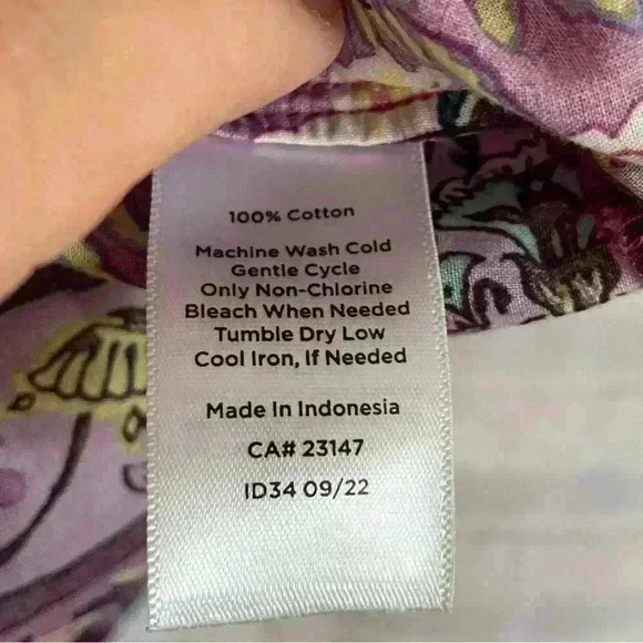 Talbots New With Tags Plus Size 2X Sleeveless Shell Top Medallion Design - Picture 8 of 8